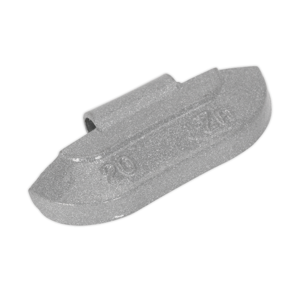 Sealey Zinc Plated Hammer-On Wheel Weight for Steel Wheels 20g -