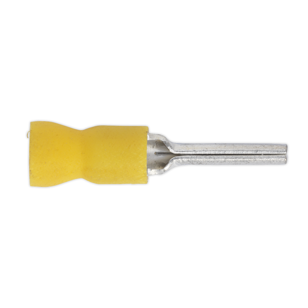 Sealey Easy-Entry Pin Terminal 14 x 2.9mm, Yellow - Pack of 100