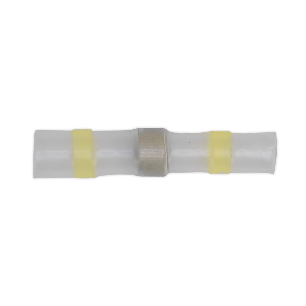 Sealey Heat Shrink Butt Connector Solder Terminal 12-10 AWG, Yel