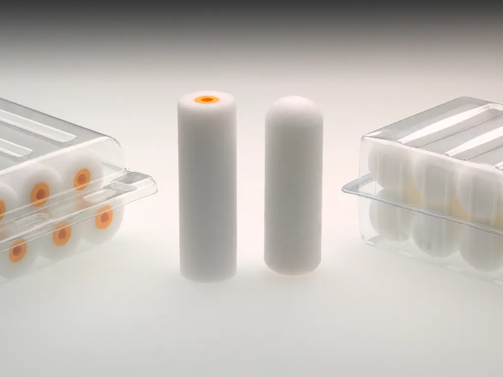 Starchem ROUND EDGE QUALITY 4" FOAM ROLLER  BX 10