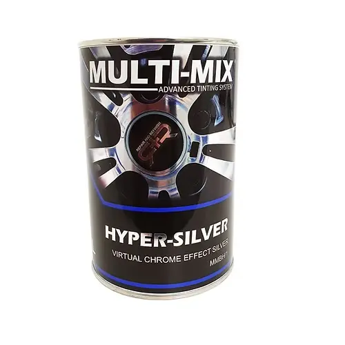 Hyper Silver (vicrom) best over gloss black 1L