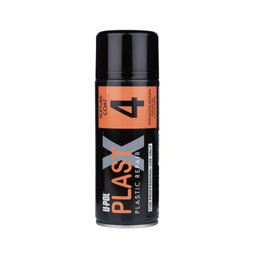 Upol PLAST X Texture Coating 400 ml Aerosol Black Coarse