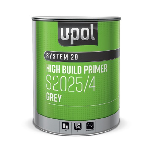 Upol 4ltr Grey 2K UHS High Build Primer 4:1 (Use S2030/1 Hardener)