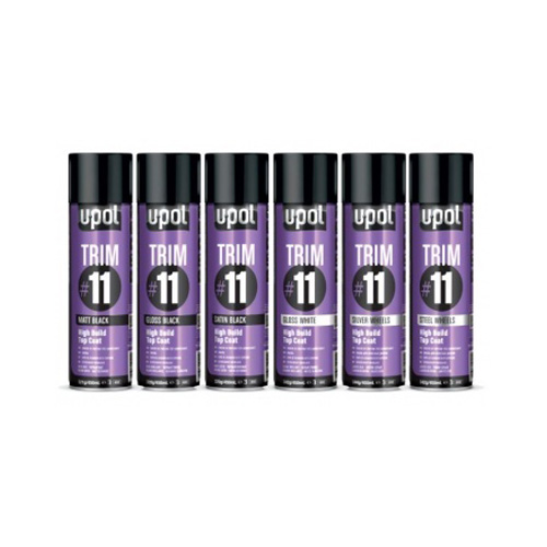Upol TRIM11 High Build Topcoat 450 ml Aerosol Steel Wheels
