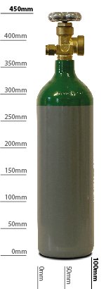 Adams Gas Rent Free, 5% CO2 / Argon Mix 2L 200Bar for MIG Weldin