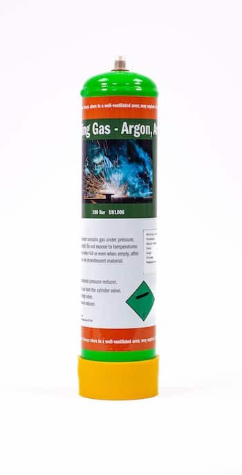 Adams Gas Argon gas bottle 0.95L for tig and mig welding disposa