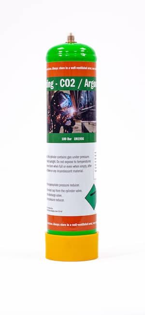 Adams Gas Argon-Co2 gas bottle 0.95L for mig welding disposable 