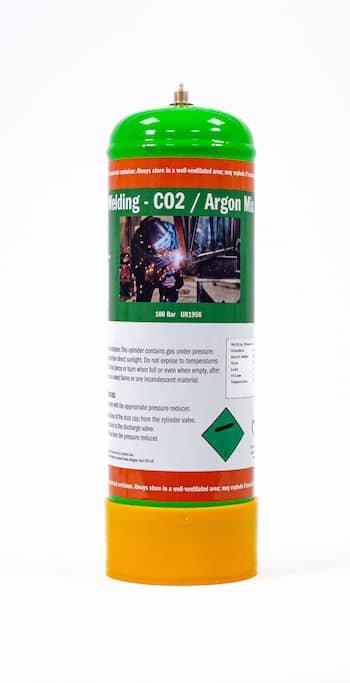 Adams Gas Argon-Co2 gas bottle 220ltr for mig welding disposable