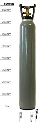 Adams Gas CO2 For Air Brush Tattoos, 6.35kg First Bottle includi