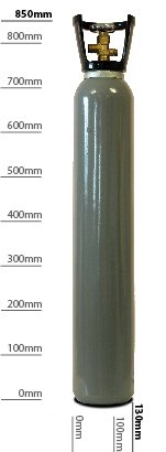 Adams Gas Food Grade, Rent Free, 6.35kg CO2 Gas for Hydroponics 