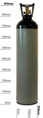 Adams Gas Nitrogen 20L 200bar -  for racing teams Gas Refill and