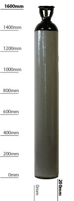 Adams Gas Rent Free, Oxygen Free (OFN) Nitrogen 50L 200bar First ( COLLECTION ONLY )