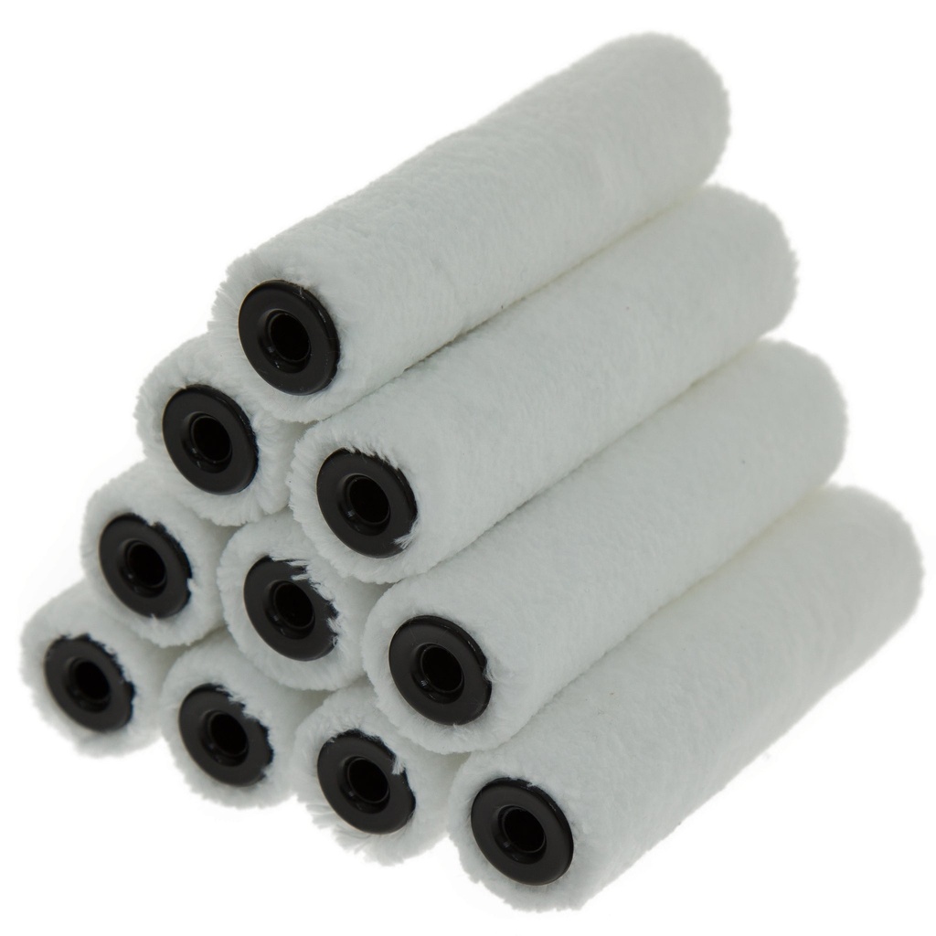 Coral Aspire 4 inch Mini Roller Covers 10 Piece Pack Set 5mm Sho