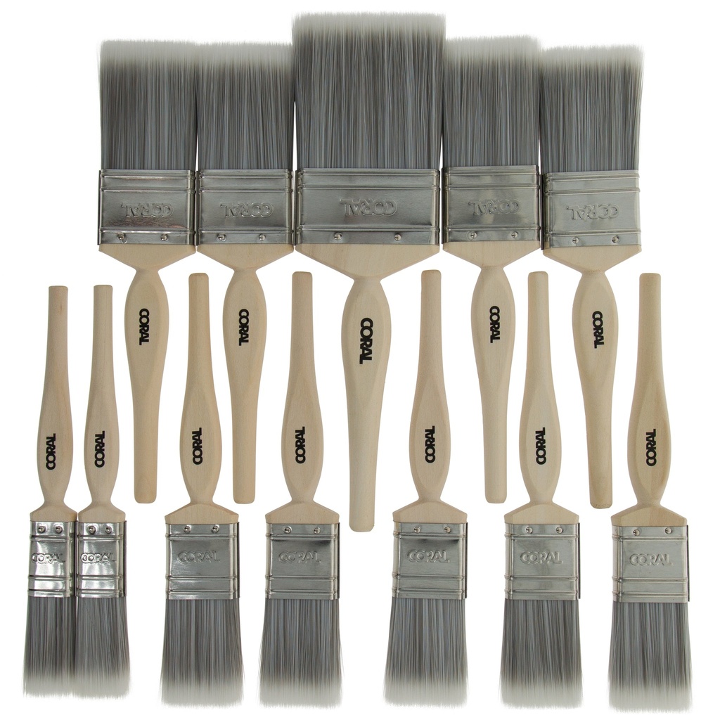 Coral Painter's Dozen Paint Brush Set 12PC