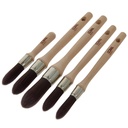Coral Aspire Round Sash Paint Brush Set 5 Piece