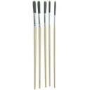 Coral Precision Artist Round Fitch Paint Brushes with Platinum E