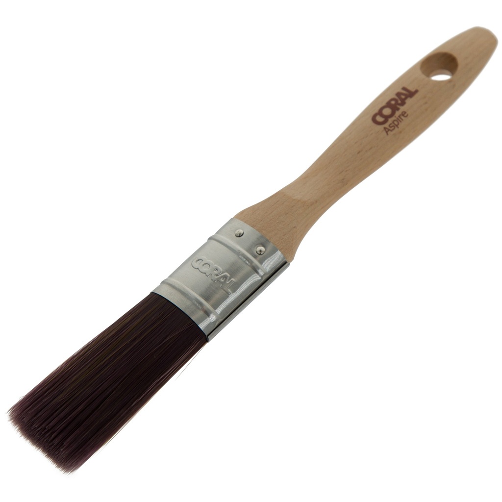 Coral Aspire 1" Oval Paint Brush with Straight Cut
