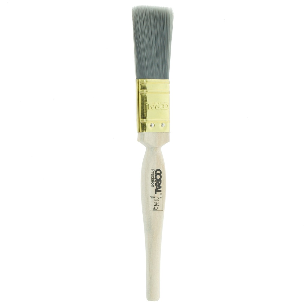 Coral Precision Paint Brush with Platinum Easy Clean Filaments 1