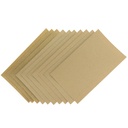 Coral Essentials Abrasive Sandpaper Sheets with Fine Medium and 
