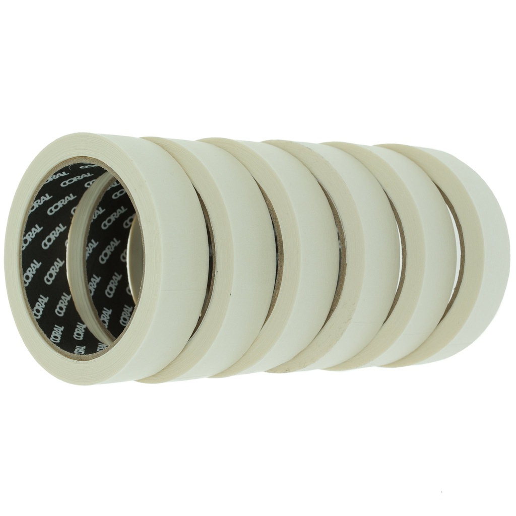 Coral Essentials Masking Tape for Paint Craft Trade and DIY 1 in