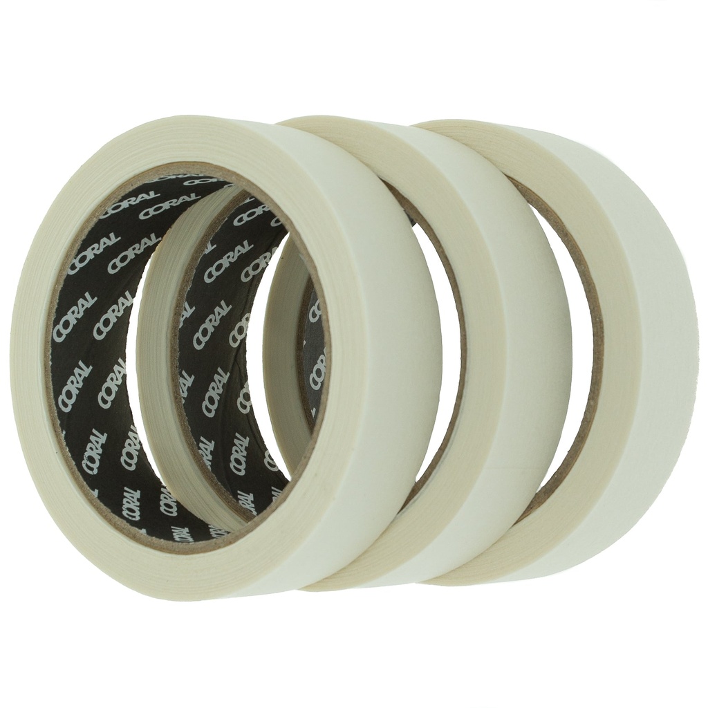 Coral Essentials Masking Tape for Paint Craft Trade and DIY 1 in