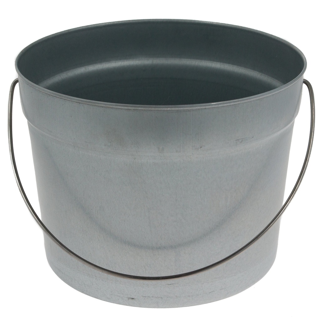 Coral Endurance Galvanised Metal Paint Kettle Container with Met