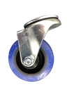 Fast Mover Go Jak Rubber Caster, 100mm Centre Bolt