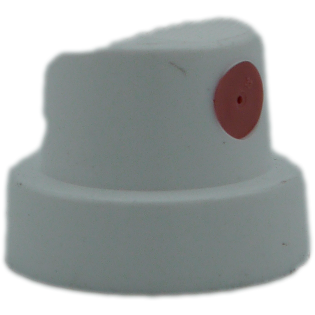 AEROSOL NOZZLE - ROUND WHITE/PINK (S&R) (PACK OF 100)