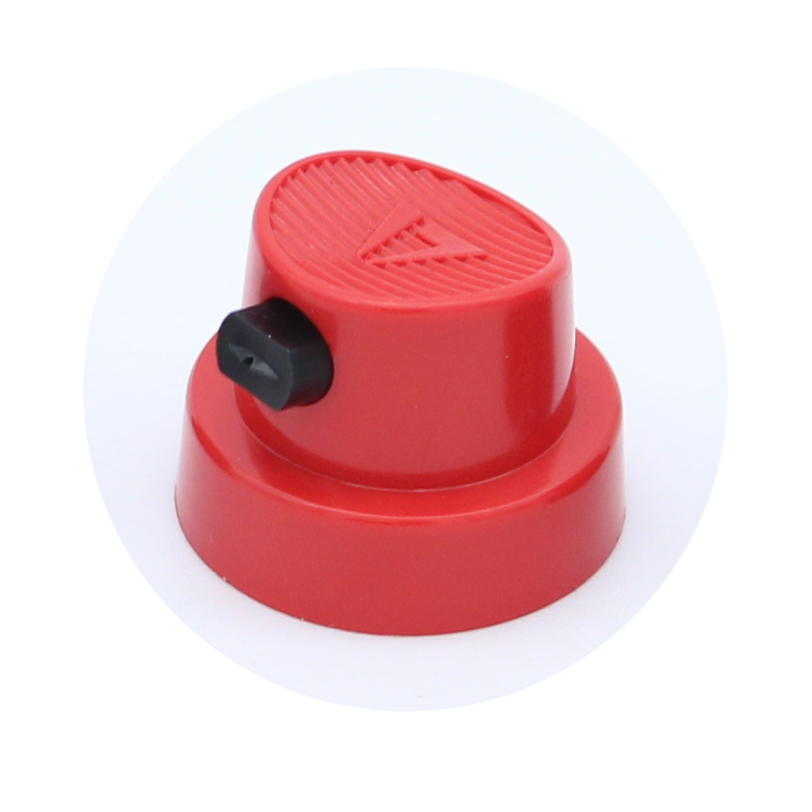 AEROSOL NOZZLE RED (PACK OF 6)
