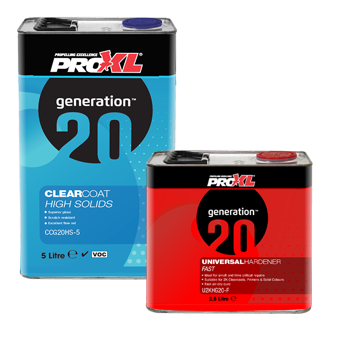 PROXL GENERATION20 - HIGH SOLIDS 2K CLEARCOAT STANDARD KIT (7.5LT)