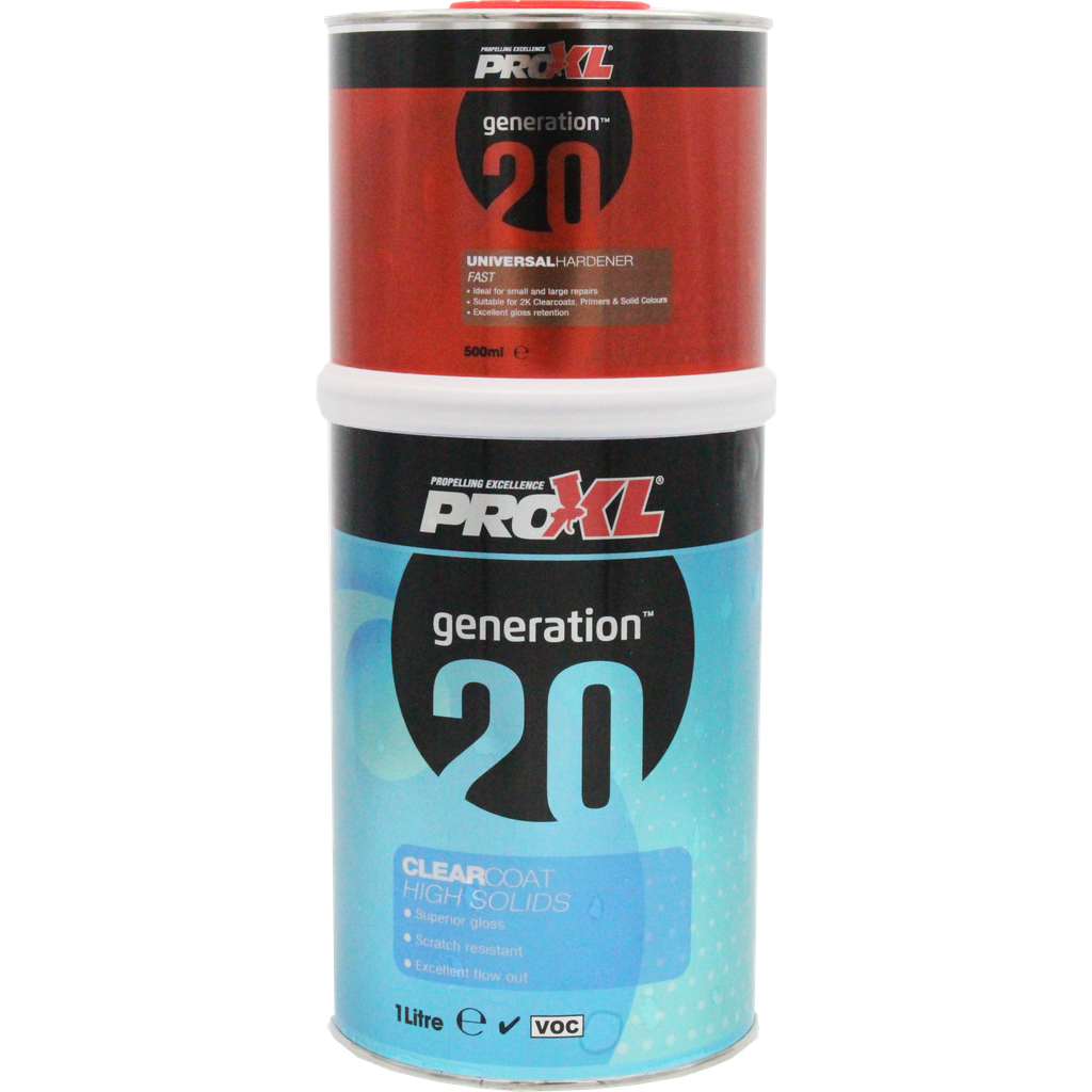 PROXL GENERATION20 HIGH SOLIDS 2K CLEARCOAT EXTRA FAST KIT (1.5L