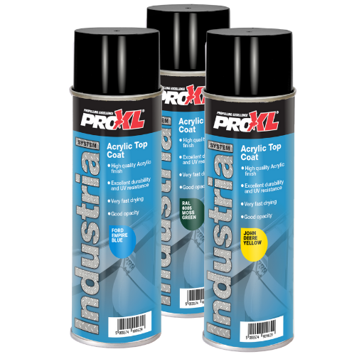 PROXL INDUSTRIAL - ACRYLIC TOPCOAT AEROSOL RAL 7005 MOUSE GREY (