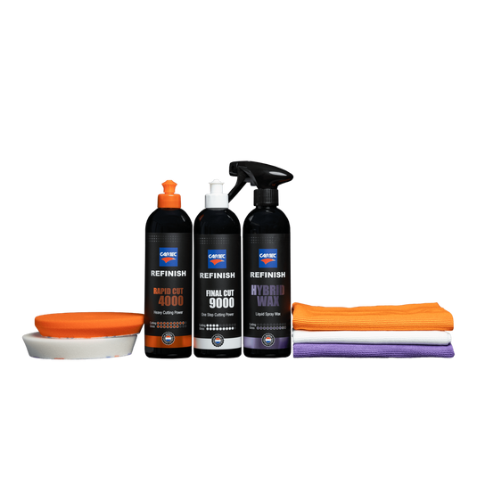CarTec Refinish Paint Correction Kit - 4000/9000/Hybrid Wax