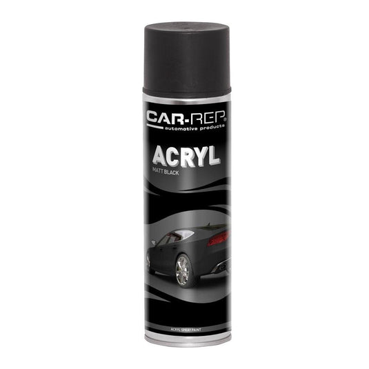 Car-Rep ACRYL Matt Black 500ml - 500ml