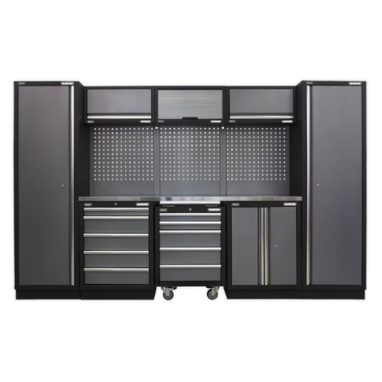 Modular Storage System Combo - Stainless Steel 