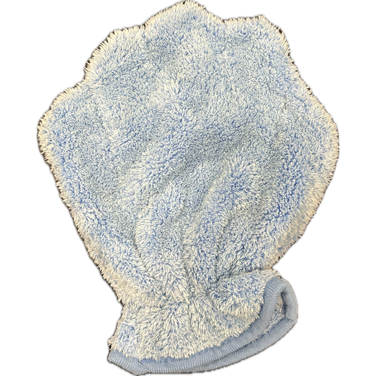 Ultra-Plush Wash/Polish Mitt (BLUE) 