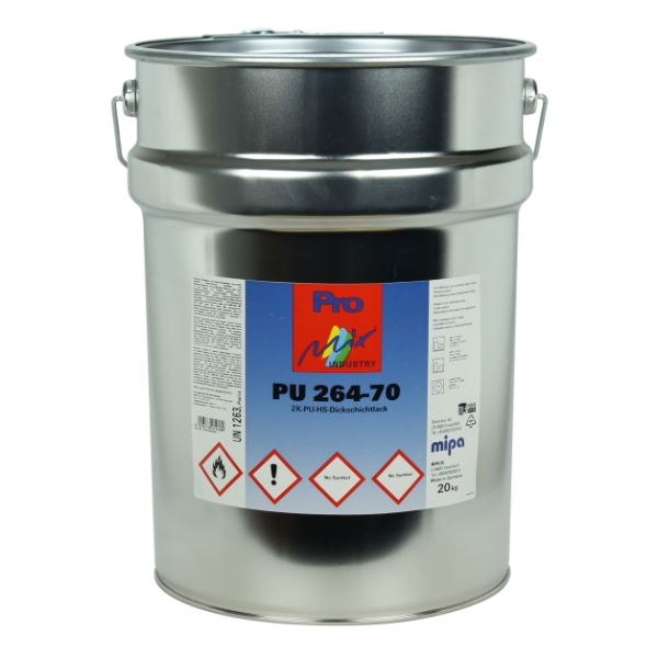 Mipa PU 264-70 2K PU HS HB Topcoat Satin Gloss (15KG)