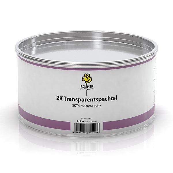 Rosner 2K Transparent Putty 1 Ltr