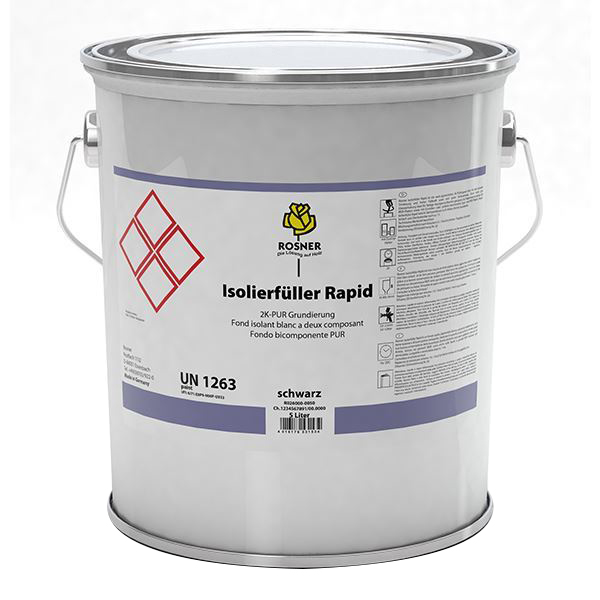 Rosner Insulating filler Rapid Black 5 Ltr