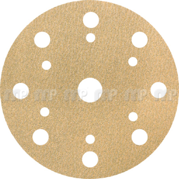 MP GoldPlus Discs 150mm 15 hole velcro P500