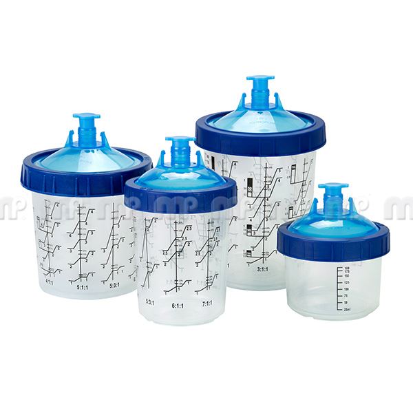 MP PCS 200ml Paint Cup System 190m (Box of 50)