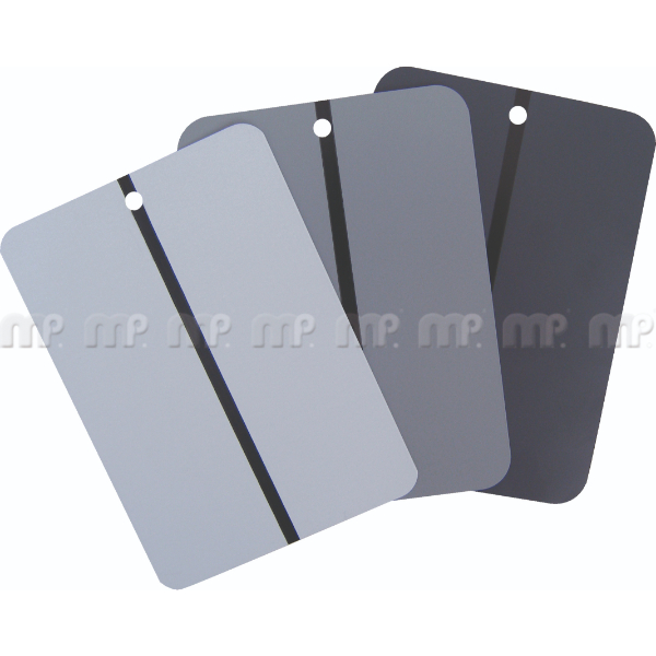 MP Dark Grey Metal Spray Out Cards (Singles)