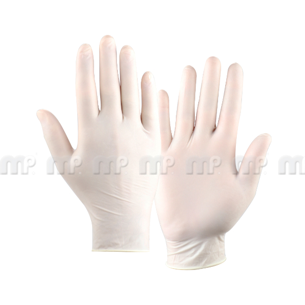 MP Latex Gloves - No Talc  Size L (Box of 100)
