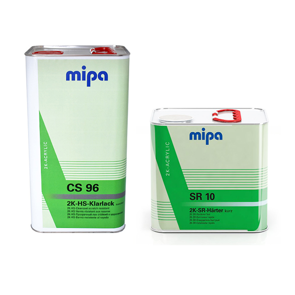 Mipa CS96 Clearcoat x 120 & SR10 Hardener x 120