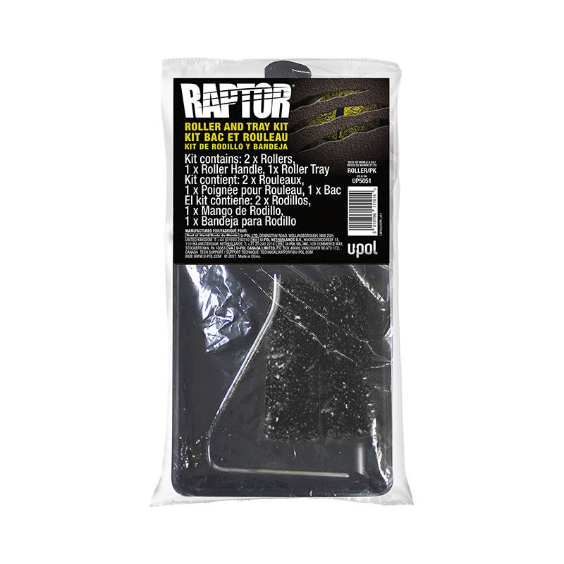 Upol RAPTOR Roller & Tray Kit Roller Tray, Handle and 2 x 4” Rol