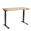 Sealey Dellonda Single Motor Ultra-Quiet Adjustable-Height Electric Sit/Stand Desk - Oak Desktop
