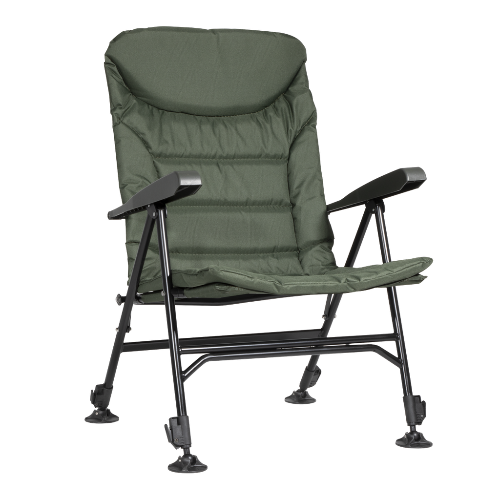 Dellonda Portable Reclining Chair with Armrests