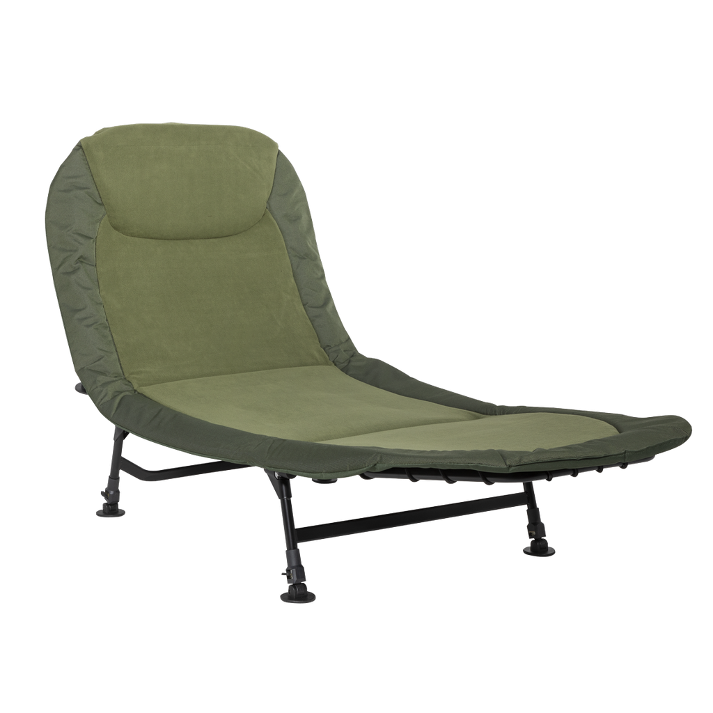 Dellonda Adjustable Bedchair with Fleece Mattress & Pillow