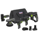 Sealey 5 x SV10.8 Series Cordless Combo Kit 10.8V - 2 Batteries 