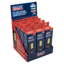 LED Twist Rechargeable Inspection Light 5W COB & 1W SMD - Display Box of 12